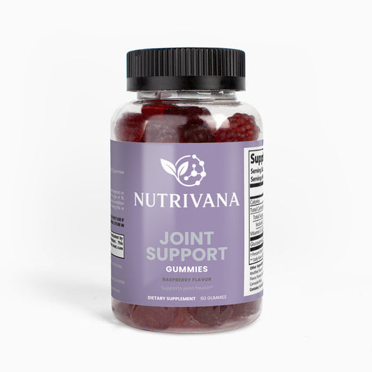 Nutrivana Joint Mobility Gummies – Raspberry Flavor – 60 Count (Adult)