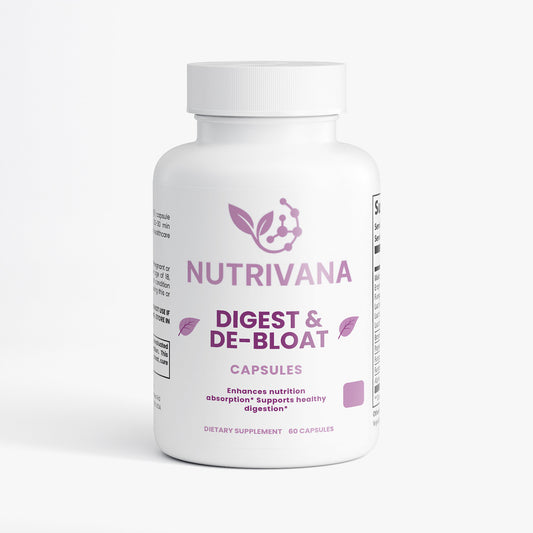 Nutrivana Digest & DeBloat™ – Women’s Digestive Enzyme Support