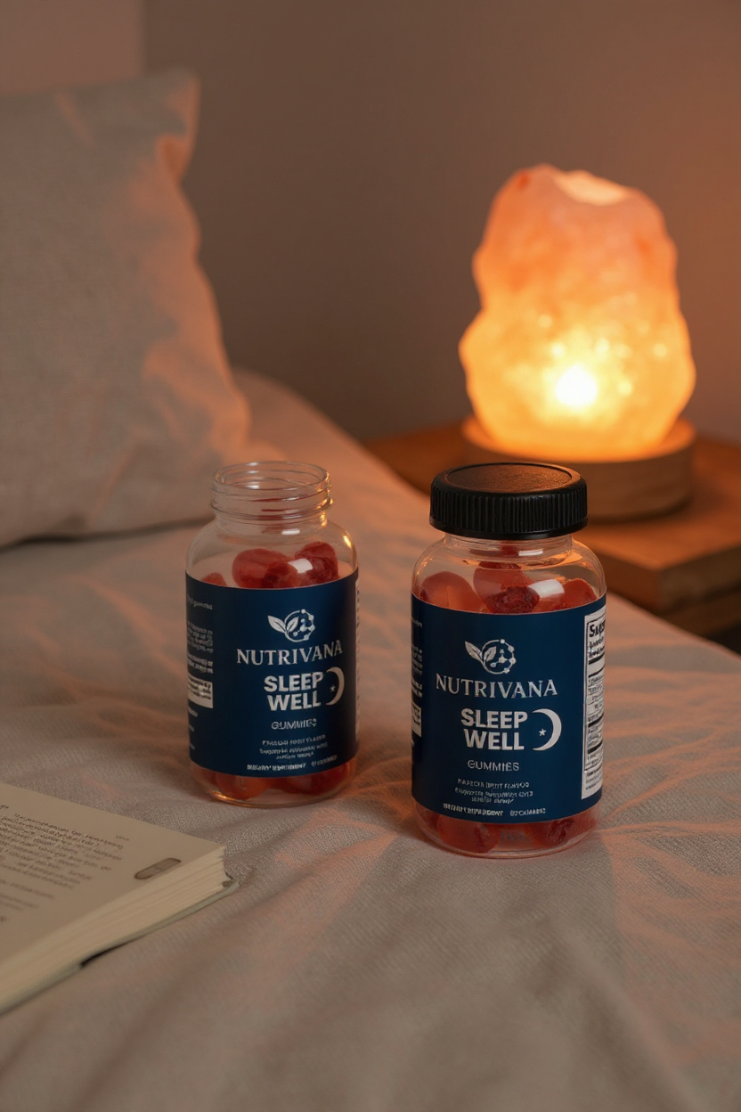 Nutrivana Deep Sleep Gummies – Passion Fruit Flavor – 60 Count (Adult)